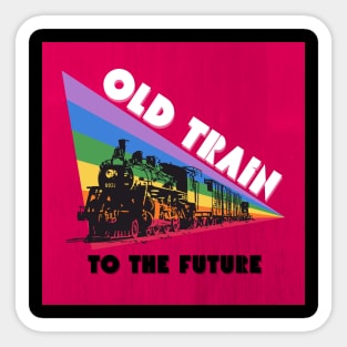 Old Train Retro Sticker